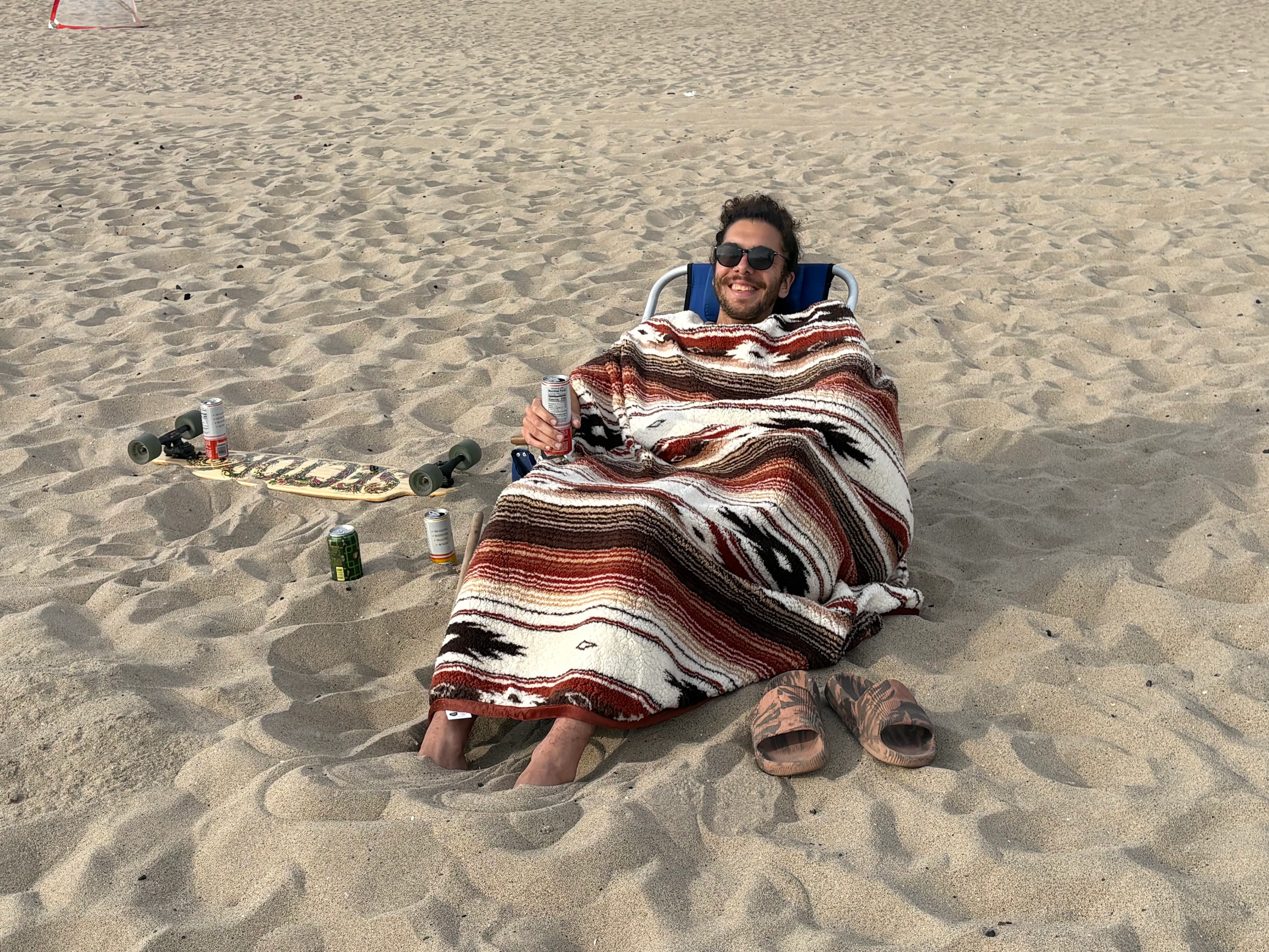 Mitchell at the beach