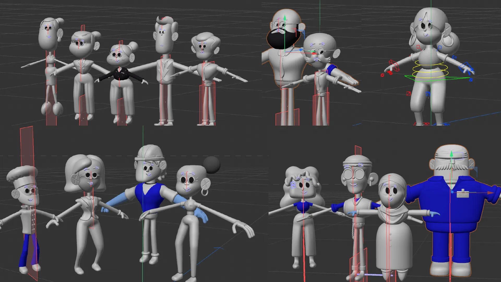 Additional 3D scenes for Fart AI